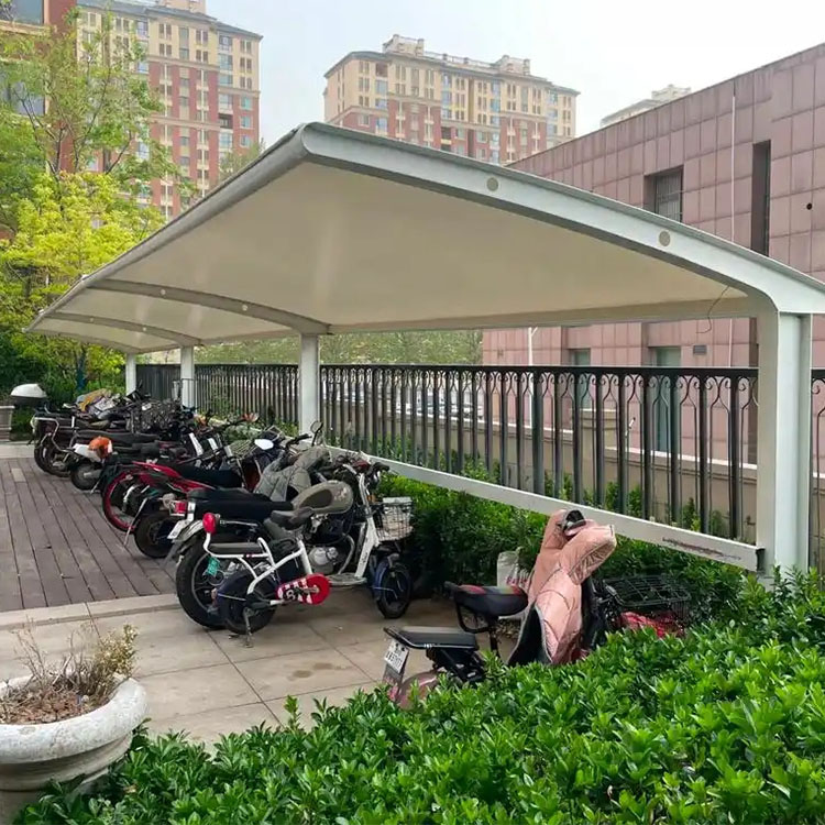 岱山县膜结构电动车棚